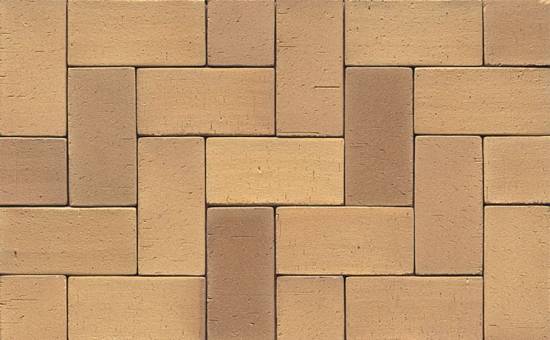 Тротуарная клинкерная брусчатка Muhr №06 Hellbraun-bunt, 240*55*52 мм