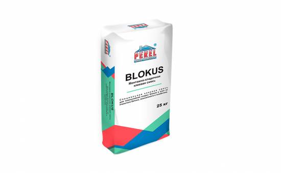Клеевая смесь PEREL Blokus 0318, 25 кг