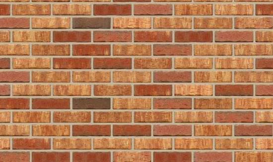Кирпич клинкерный пустотелый Feldhaus Klinker K686 sintra ardor calino рельефный, 215*102*65 мм