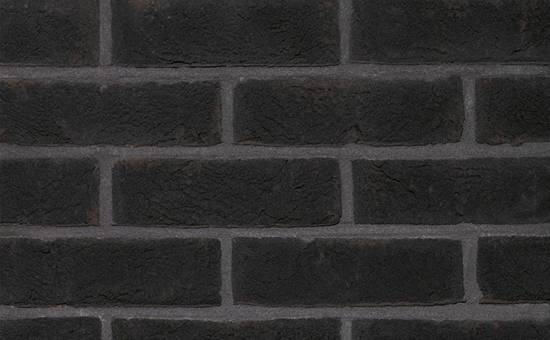 Кирпич облицовочный ручной формовки Terca Ombra (65mm Forum Charcoal), 210*45-50*65 мм