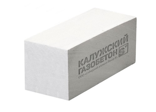 Газобетонные блоки Калужский D500 В3,5 625*250*375