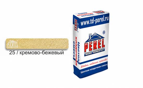 Цветной кладочный раствор PEREL VL 0225 кремово-бежевый, 25 кг