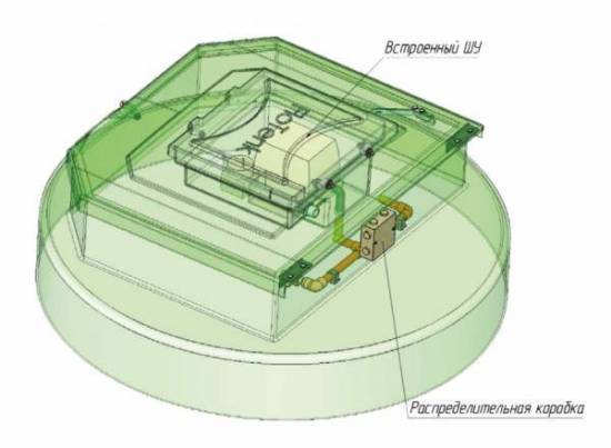 Шкаф управления для станции BioPurit (Биопурит) Standart встроенный (3, 5, 8) ШУ EC